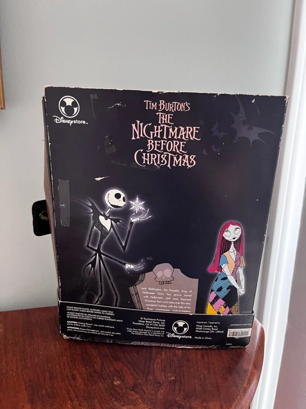 Vintage Disney Store The Nightmare Before Christmas Jack & Sally Figures in box - Picture 3 of 6